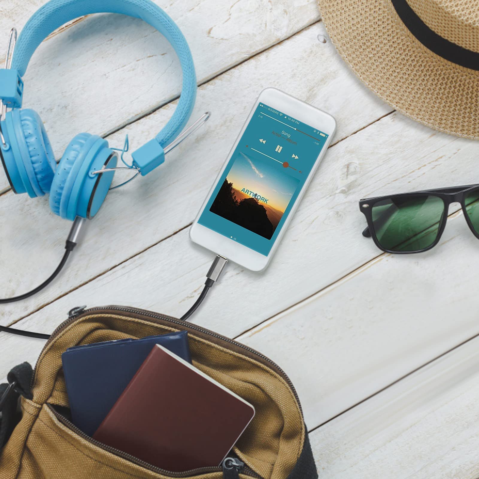 Amazon | WORLDBOYU Lightning - 1/4インチ 6.35mm TRS オーディオ